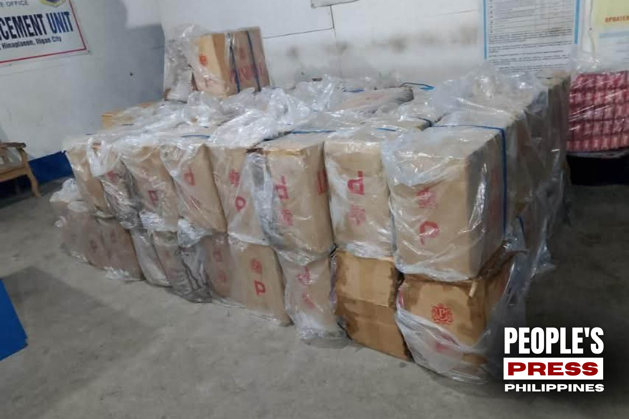 ₱4.8-M Worth of Smuggled Cigarettes Seized by Traffic Enforcers in Iligan City