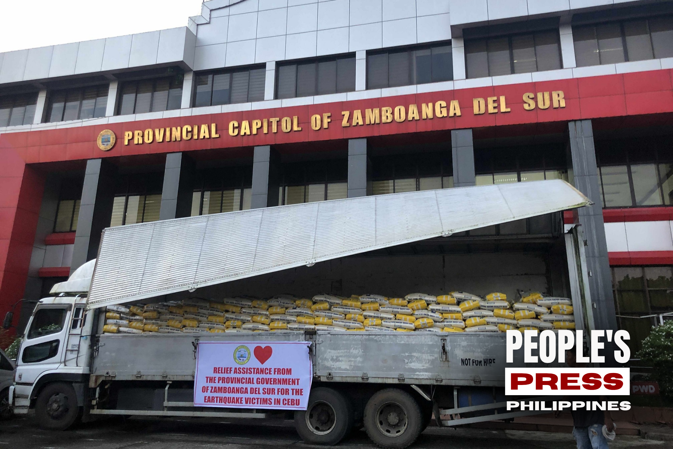 Zamboanga del Sur Sends Relief Assistance to Earthquake Victims in Cebu