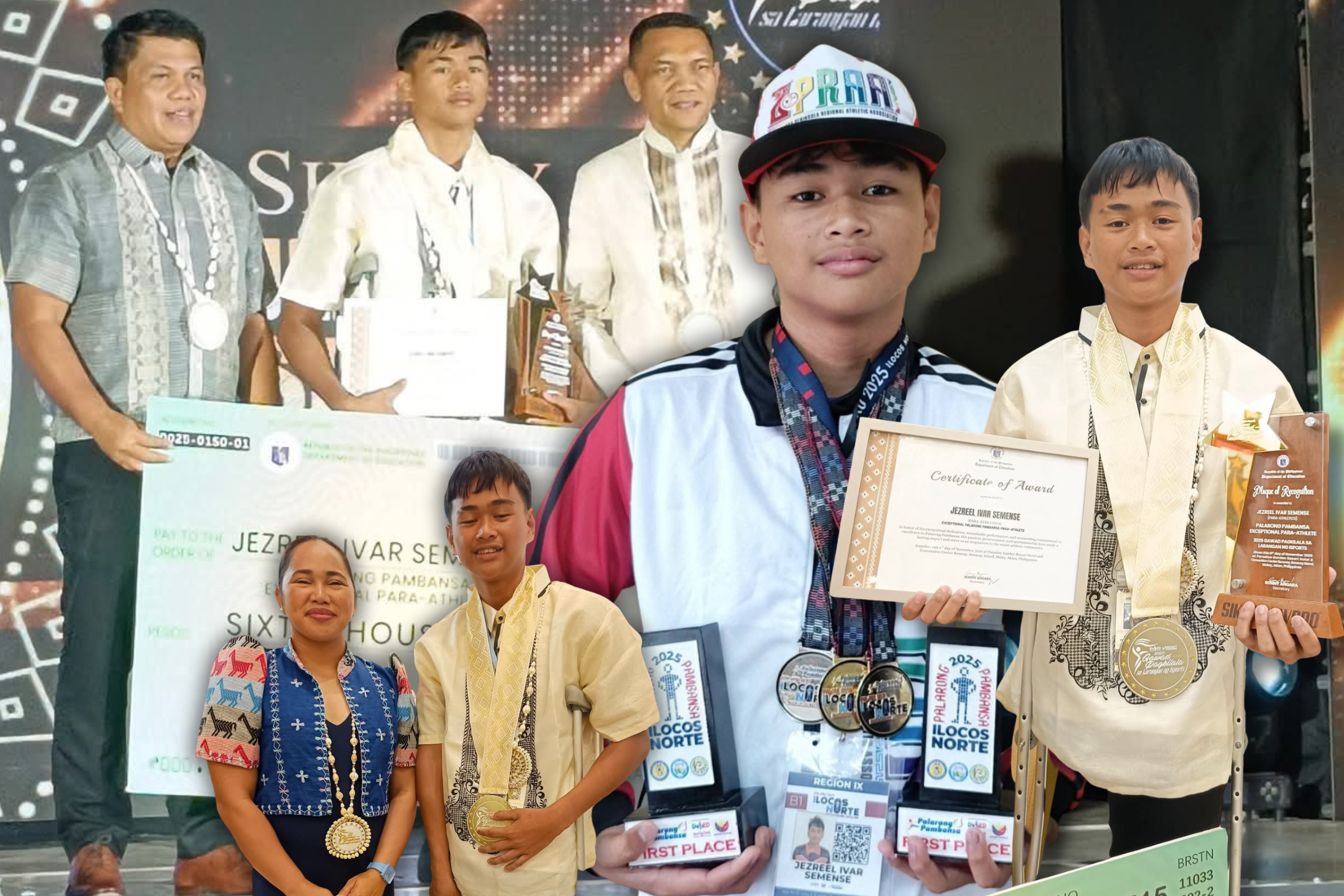 Zambosurian Teen Para-Athlete Ivar Semense Wins Gold at Palarong Pambansa 2025