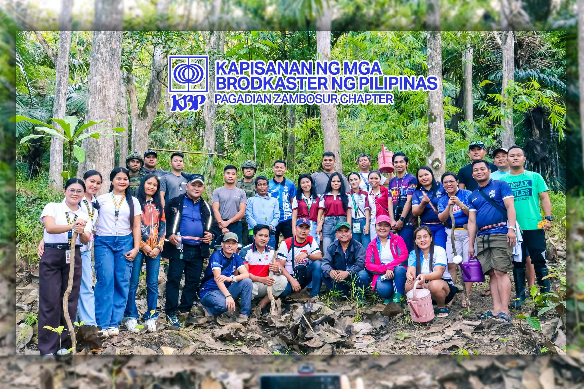 Radio Broadcasters, Stakeholders Join Tree Care Drive in Zamboanga del Sur